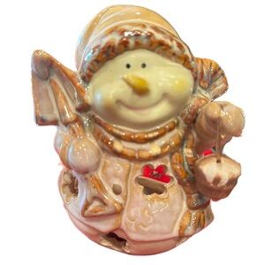 Christmas Snowman Votive‎ Candle Holder